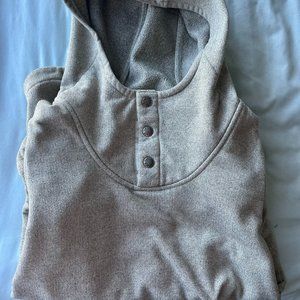 North Face Hoodie with Buttons
